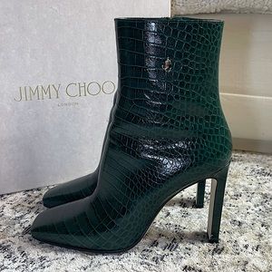 Jimmy Choo Minori Crocodile leather ankle boots